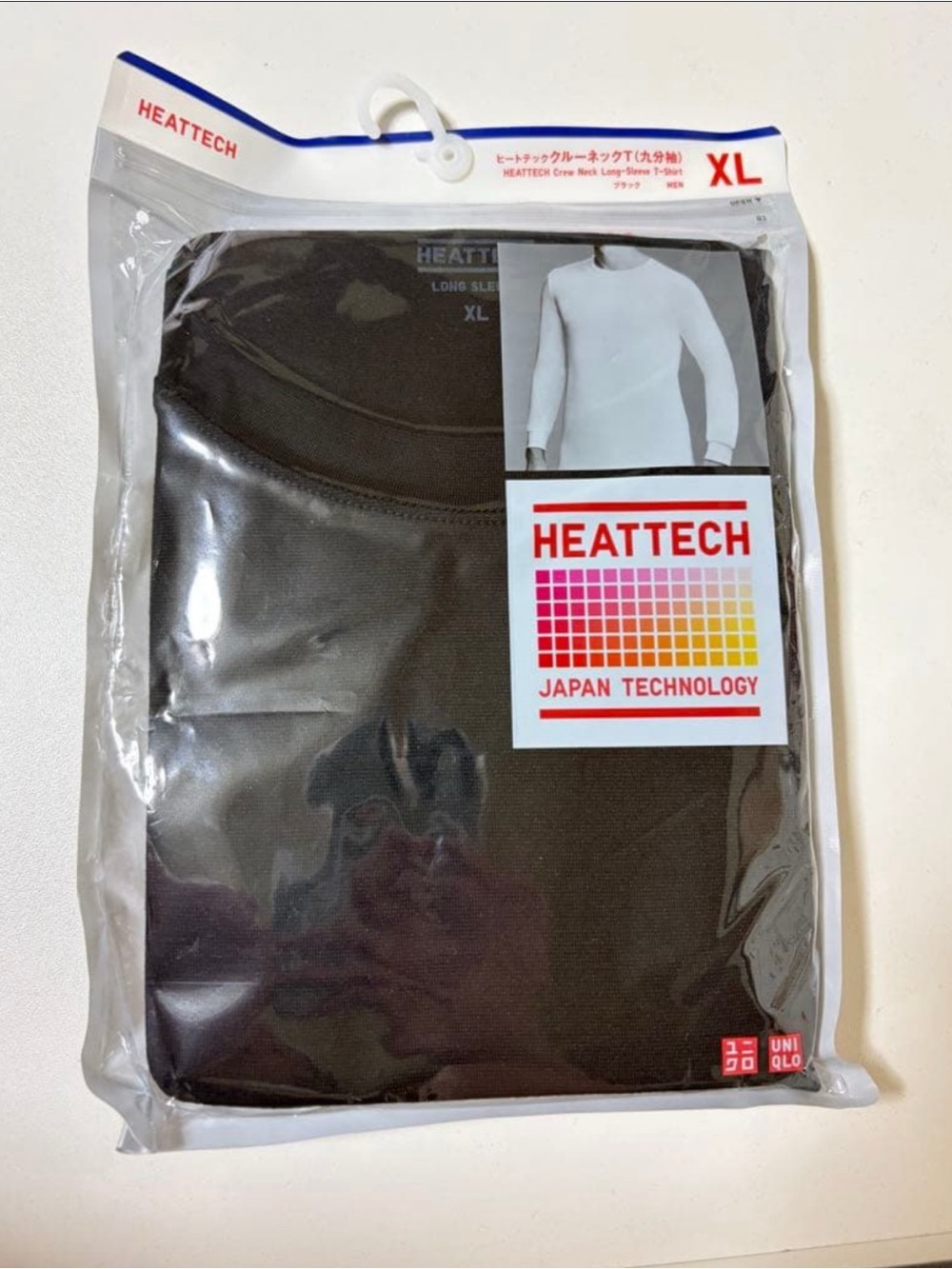 UNIQLO Men Heattech Long Sleeve Crew Neck XL